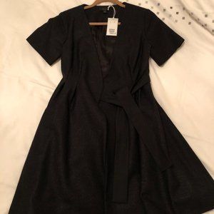 COS Black Kimono Wrap Dress NWT